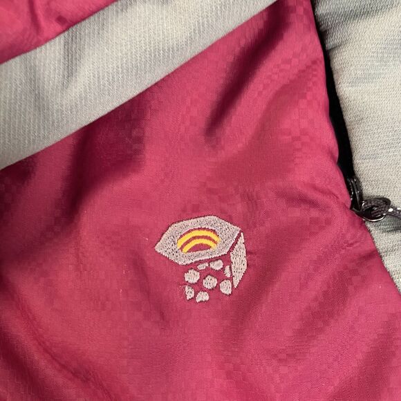 Mountain Hardwear Pimaloft Purple Gray Reversible Fill Zip Jacket Womens Size M - Picture 3 of 7